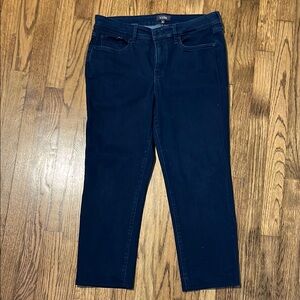 NYDJ Chloe Capri Deep Blue Jeans Sz 8